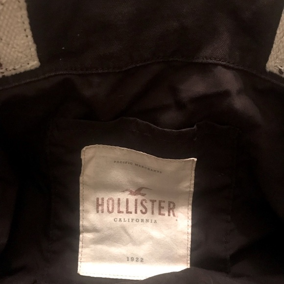 Hollister brown quilt tote bag - Picture 2 of 3